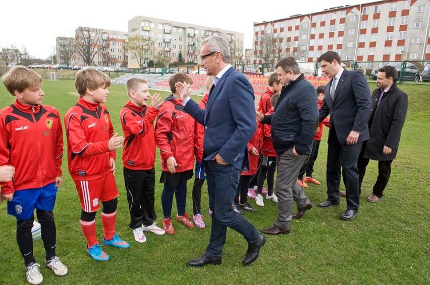 Andrzej Biernat, minister sportu z wizytą w Białej...