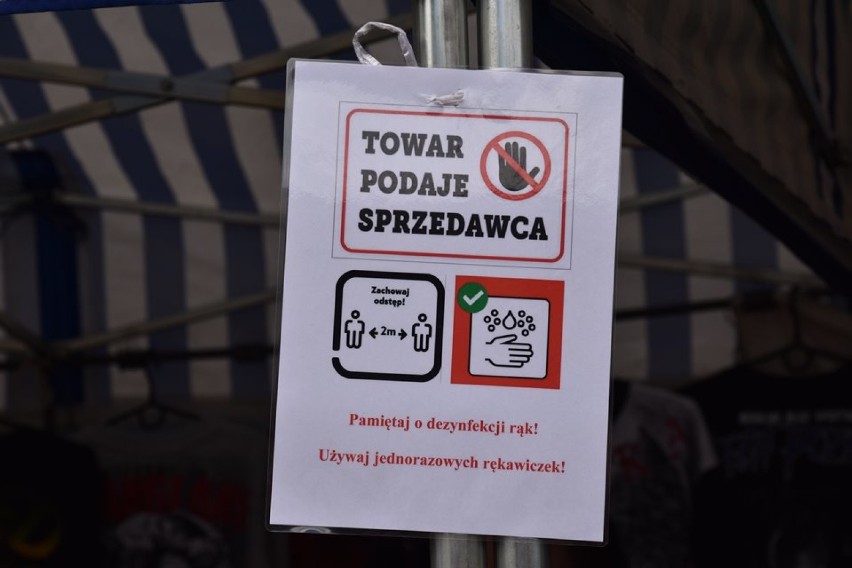 Na targowiskach obowiązują nowe obostrzenia