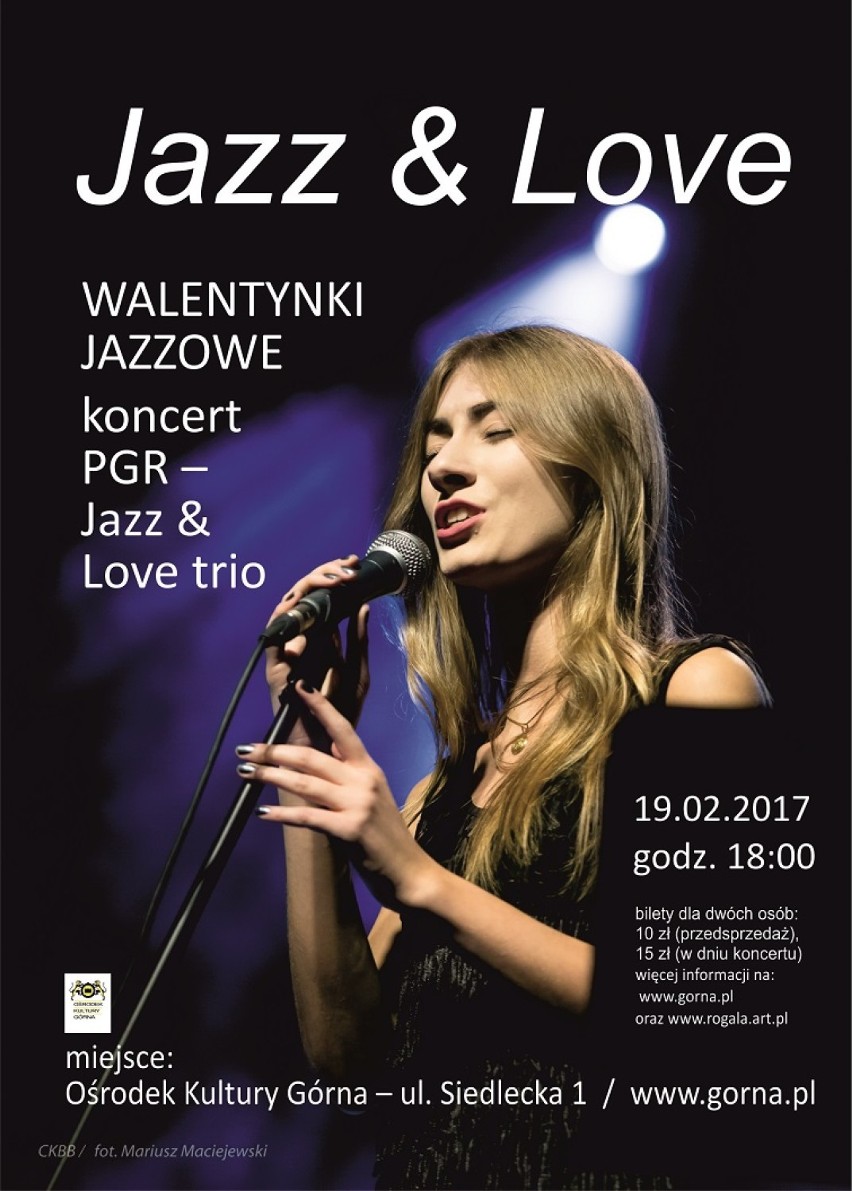 JAZZ & LOVE

Jazzowe Walentynki w Ośrodku Kultury...