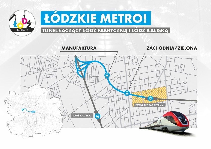 Łódzkie metro: sześć firm chce wybudować tunel pod Łodzią