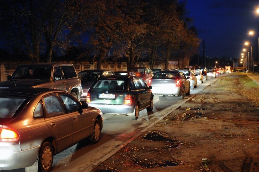 Śrem: miasto zablokowane przez samolot