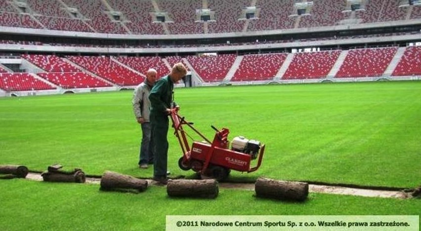 We wtorek rozpoczęto wymianę trawy na Stadionie Narodowym [ZDJĘCIA]