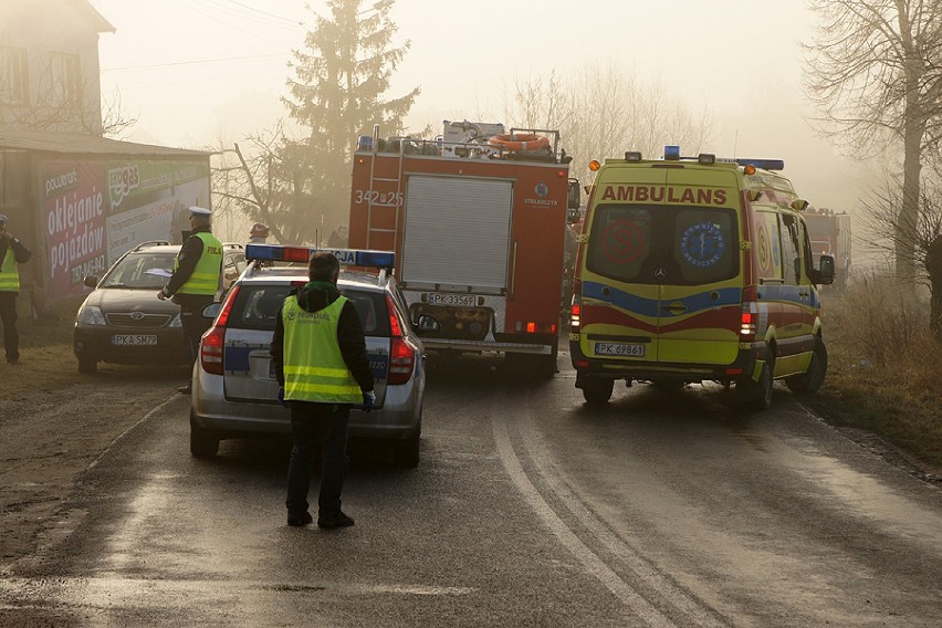 Wypadek w Stobnie pod Kaliszem