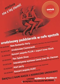 Koncert zespołu Hurt zamknie październikową listę urodzinowych atrakcji Sputnika