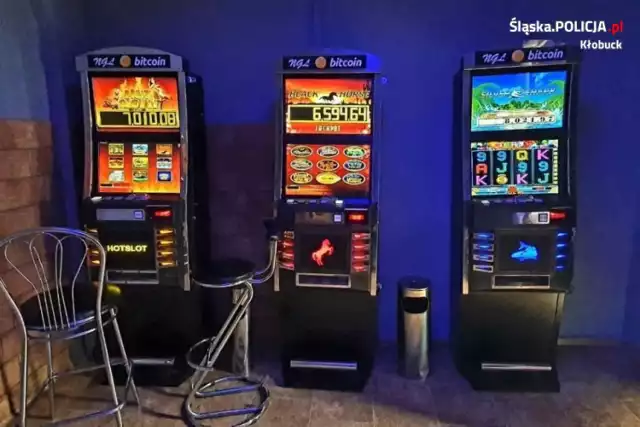 Kłobucka policja znalazła nielegalne automaty do gier