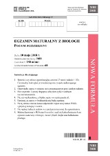 Matura BIOLOGIA 2018. Rozszerzenie i podstawa ARKUSZE CKE, Odpowiedzi