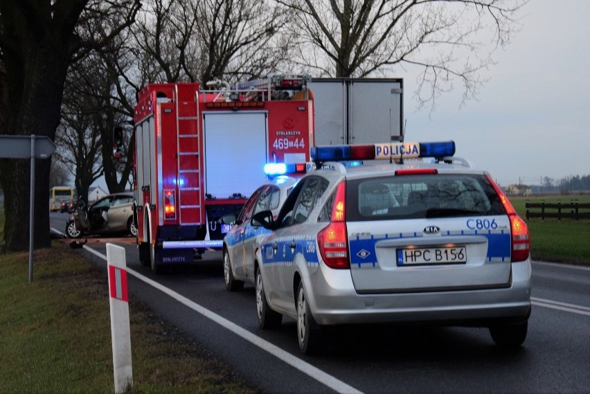 Około godziny 16.20 na drodze krajowej nr 25 pod Złotnikami...