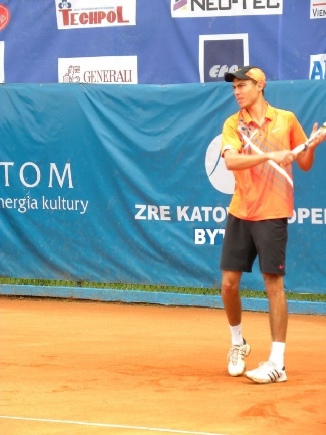 Jerzy Janowicz w zwycięskim pojedynku z Rosjaninem Konstantinem Kravchukiem