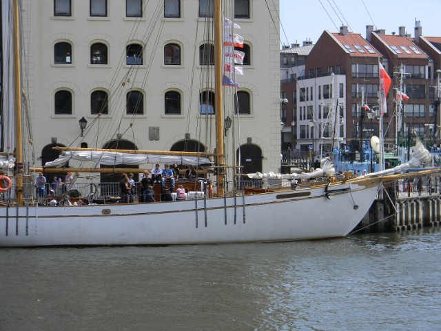 STS Generał Zaruski wpłynął w  środę na Motławę.
17 edycja Baltic Sail 2013 w dniach 4-7 lipca w Gdańsku.