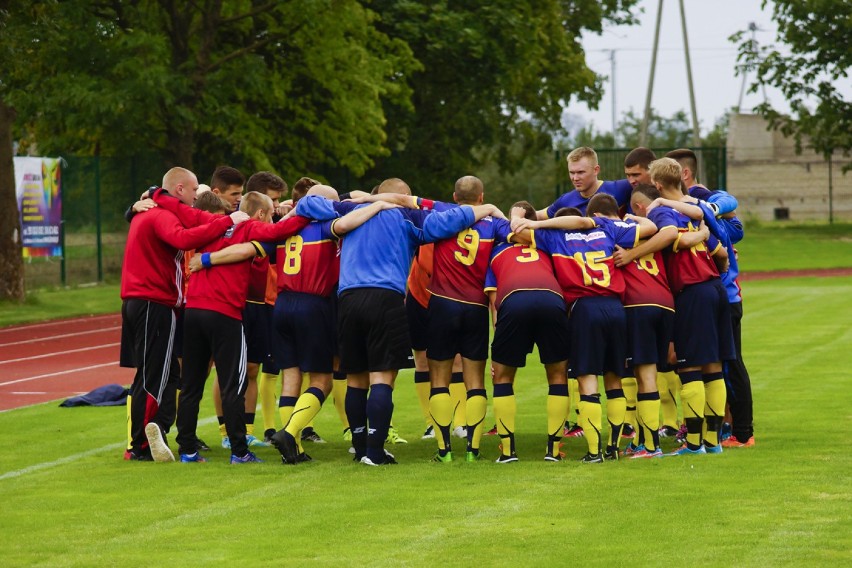 Łokietek Brześć Kujawski - Unia/Drobex Solec Kujawski 1:5 w 2. kolejce 4 ligi [zdjęcia]