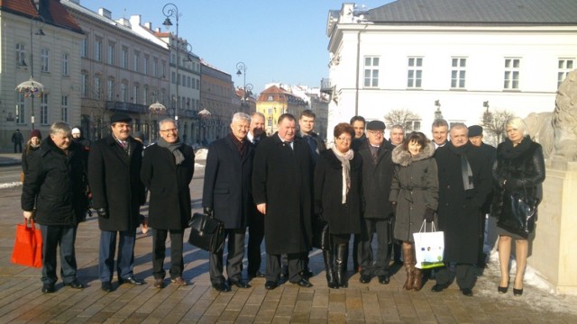 Samorządowcy ze Złoczewa i Zduńskiej Woli w Warszawie