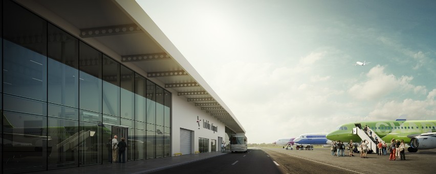 Zobacz wizualizacje terminalu Portu Lotniczego Lublin