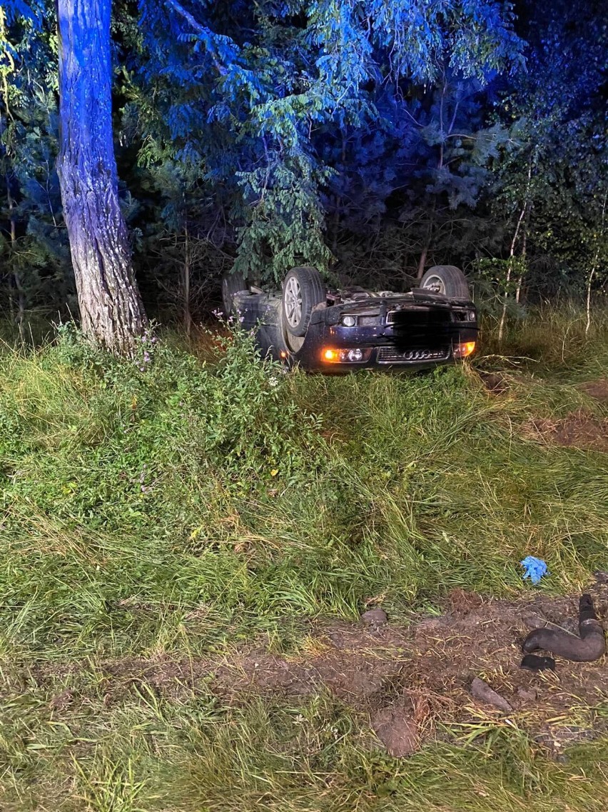 Wypadek na trasie Będomin-Zielenin w gminie Nowa Karczma. Zderzenie dwóch samochodów osobowych ZDJĘCIA