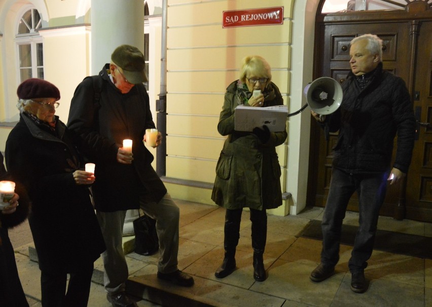 Oświęcim. Protest w obronie sądów, wyborów i wolnej Polski [ZDJĘCIA]