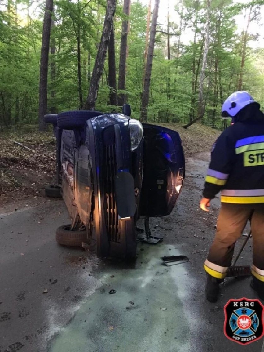 Kierowca renault tak pędził drogą powiatową do Piecek pod...