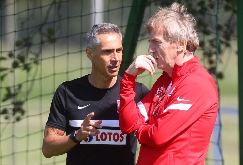 Paulo Sousa na czwartkowym treningu pierwszy raz dłużej...