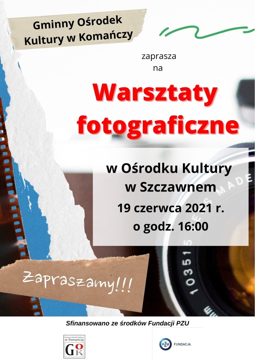 Zapraszamy dzieci i młodzież na warsztaty fotograficzne,...