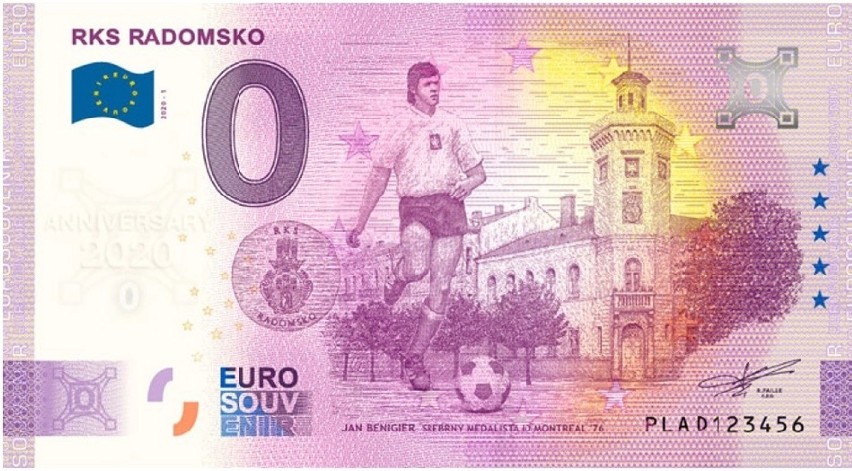 Banknot 0 Euro - RKS Radomsko