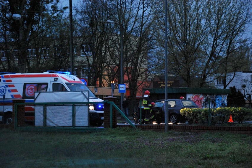 Wypadek na ul. Czarnkowskiej w Obornikach