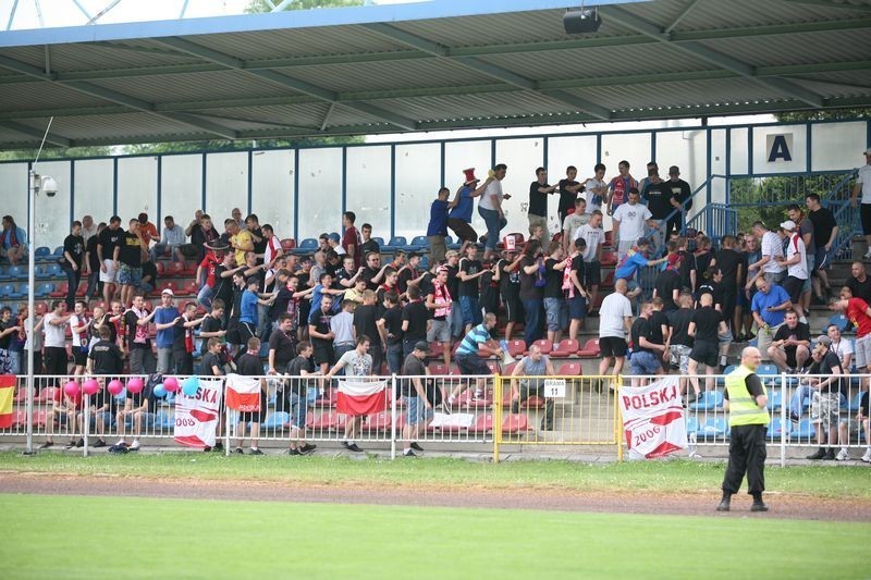 Piast Gliwice - Górnik Polkowice 1:0. Kibice zgotowali im piekło