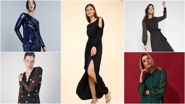 W popularnych "sieciówkach" można znaleźć zarówno sukienki mini jak i maxi