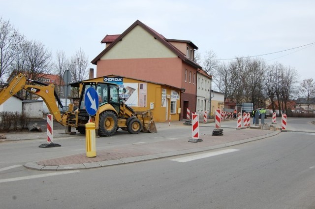 Skrzyżowanie u zbiegu ulic Sienkiewicza. Tczewskiej i Warszawskiej