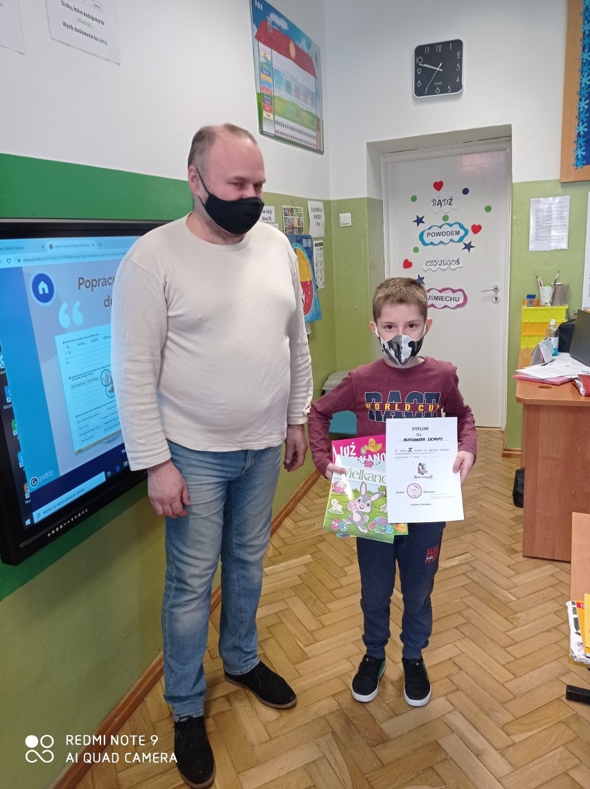 Uczniowie Szkoły Podstawowej w Lejkowie walczyli o tytuł "Mistrza Ortografii 2021"