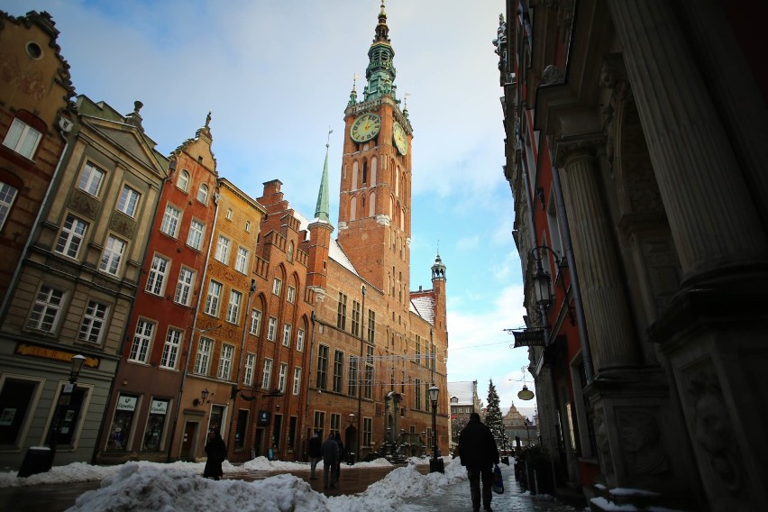 Zimowy Gdańsk jest bardzo urokliwy