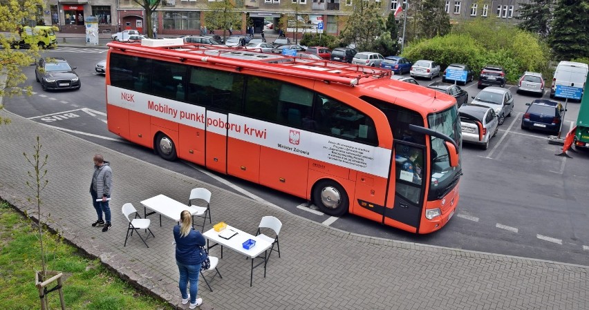 Krwiobus na pl. Wolności był dziś, będzie też w poniedziałek