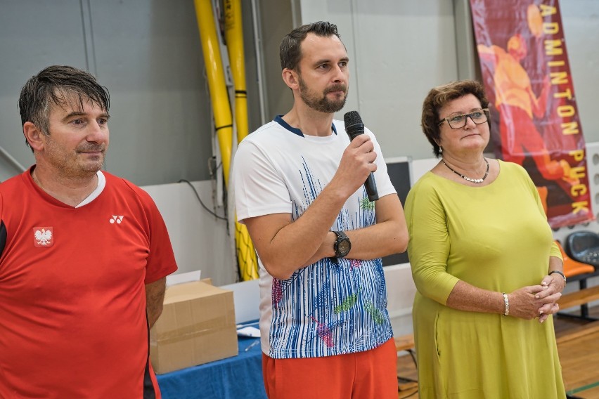Turniej Badmintona w Pucku (2020) w hali MOKSiR Puck