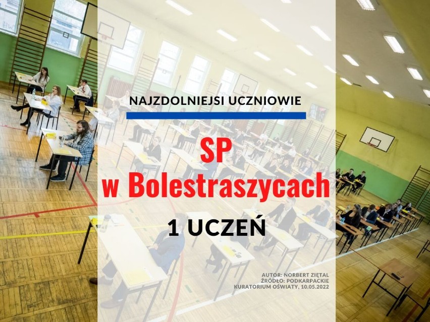 13. miejsce - Szkoła Podstawowa w Bolestraszycach...
