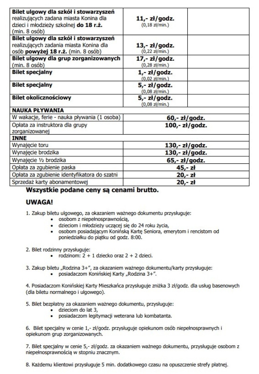 Pływalnie w Koninie, Turku, Kole i Słupcy. Ile kosztują wejściówki w 2023 roku? Podajemy dokładne cenniki 