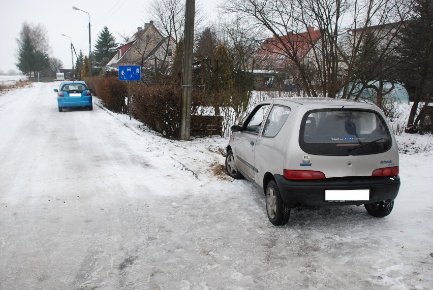 Zima w Kwidzynie. Dwa wypadki, jeden z winy pijanego kierowcy [ZDJĘCIA]