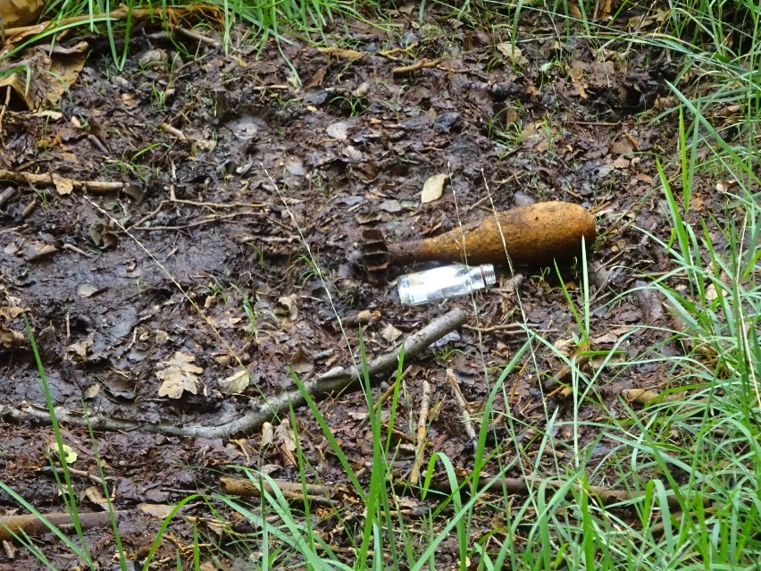 Na Gutwinie w Ostrowcu znaleziono pocisk moździerzowy! (zdjęcia)