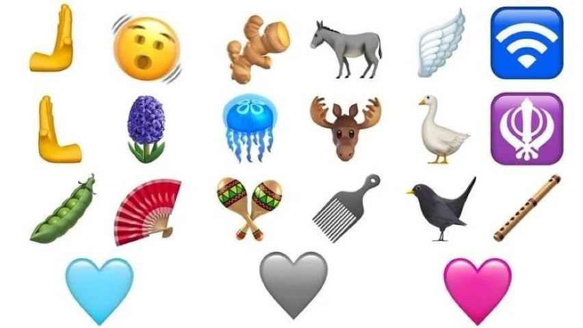 Nowe emoji w iOS 16.4