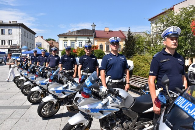 Święto Policji 2022 na rynku w Wadowicach