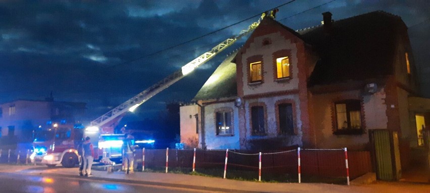 Pożar w Budzyniu i fałszywy alarm koło Szamocina 