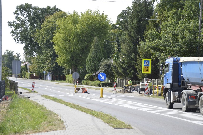 Przejście dla pieszych w Gościszewie