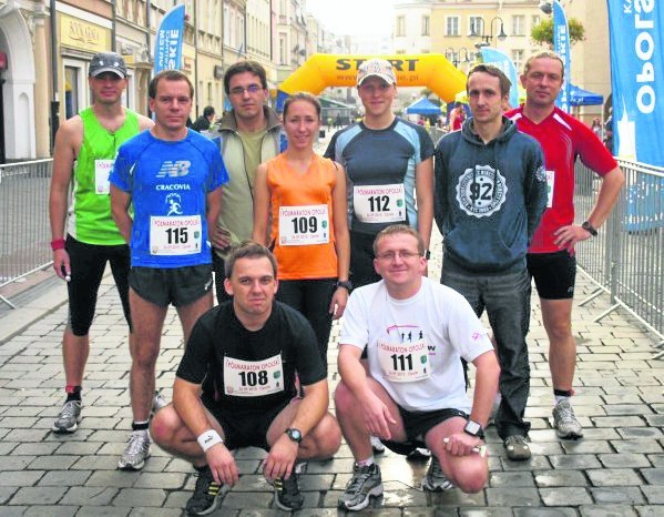 Grupa Falstart na półmaratonie w Opolu