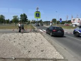 Wypadek w Toruniu. BMW potrąciło rowerzystę na przejściu dla pieszych. Kierowca był nietrzeźwy
