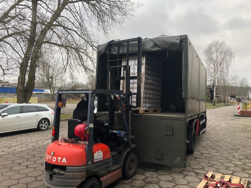 Do szpitala w Brodnicy dotarła ciężarówka, która była pełna...