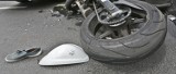Zderzenie motocyklisty z oplem na S3 w Gorzowie. Jedna osoba ranna