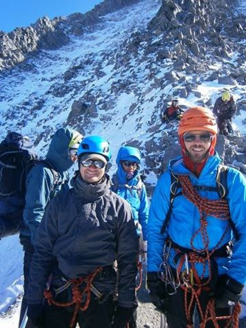 Złotowianin na Mont Blanc