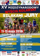Międzynarodowy Wyścig Kolarski "Śladami Jury". W najbliższy weekend będą utrudnienia na drogach!