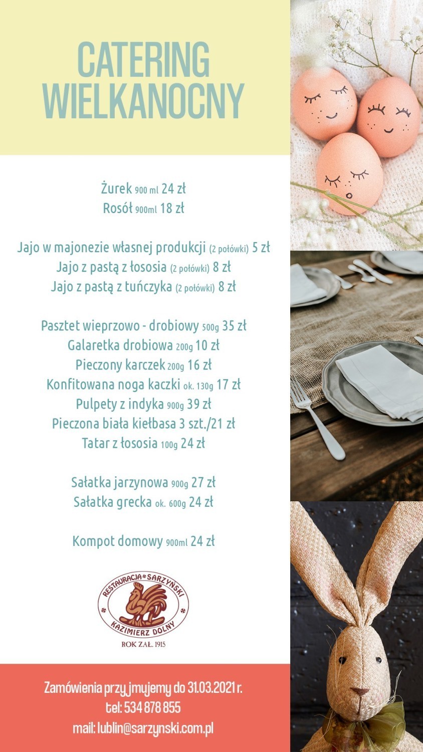 Restauracja/Kawiarnia Sarzyński

Szczegóły i cała oferta...