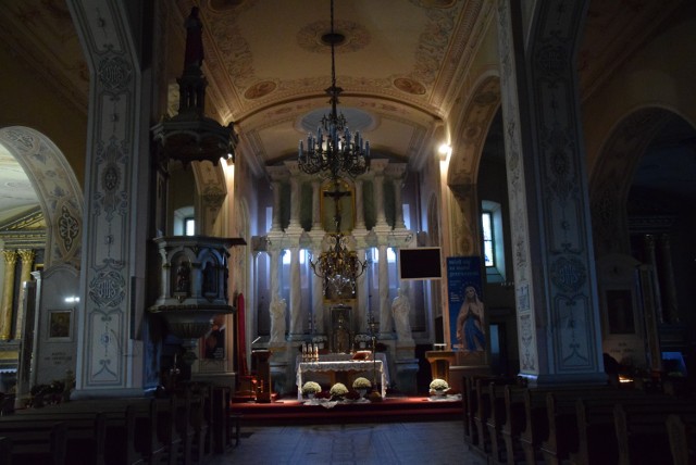 Ołtarz główny kościoła św. Antoniego w Sokółce czeka drugi etap prac konserwatorskich