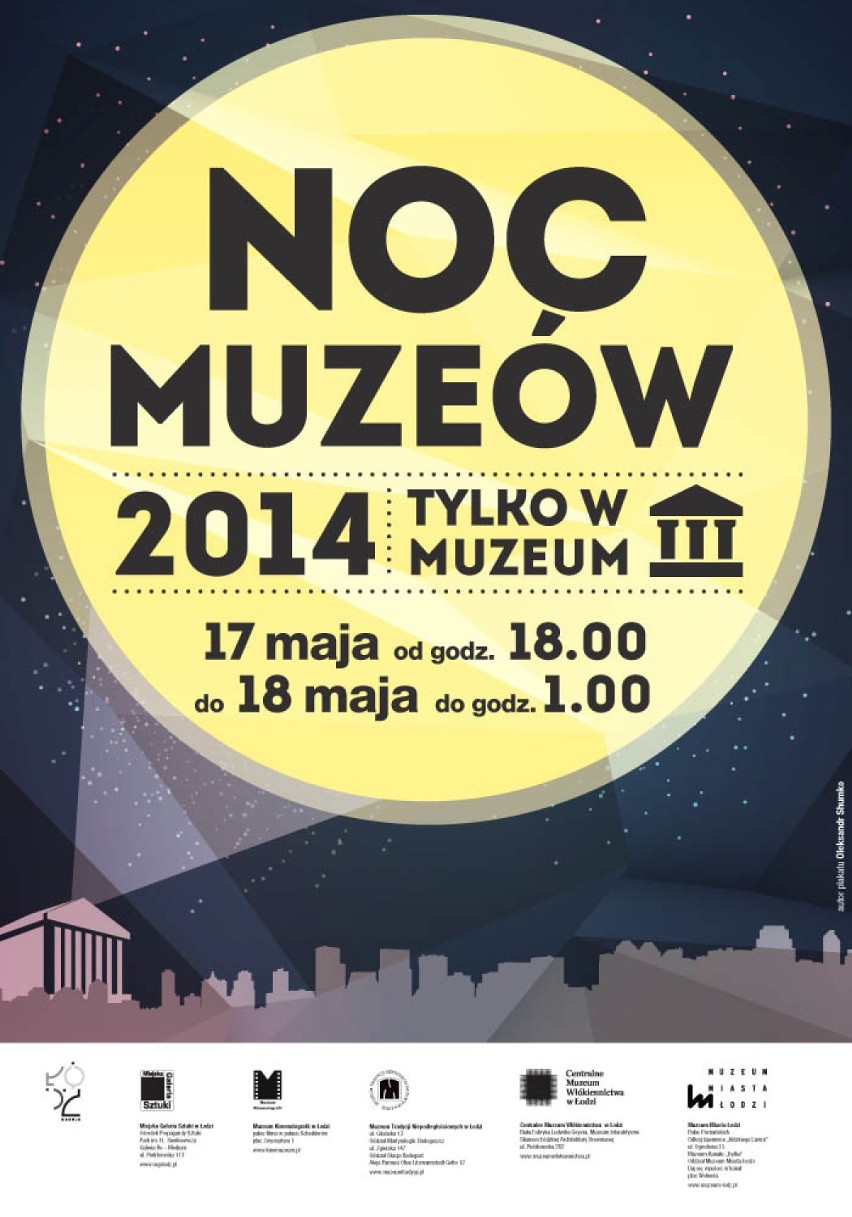 Noc Muzeów 2014 w Łodzi - komunikacja MPK [MAPA, PROGRAM]
