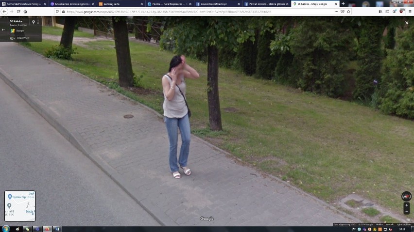 Mieszkańcy Przedmieścia i okolic w Łowiczu na Google Street View. Kogo złapała kamera? [ZDJĘCIA]