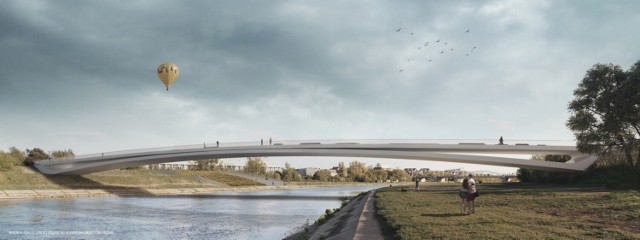 Oba mosty nie przewidują separacji ruchu pieszego i rowerowego - to jednak może się zmienić