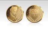  Anna Świdnicka na złoconej monecie. Na urodziny, dla kolekcjonerów